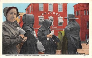 Mennonite & Amish People Lancaster County, Pennsylvania, USA Unused 