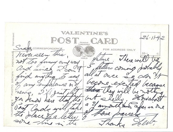 c1940s Shakespeare House Birth Room Stratford England RPPC Real Photo Postcard