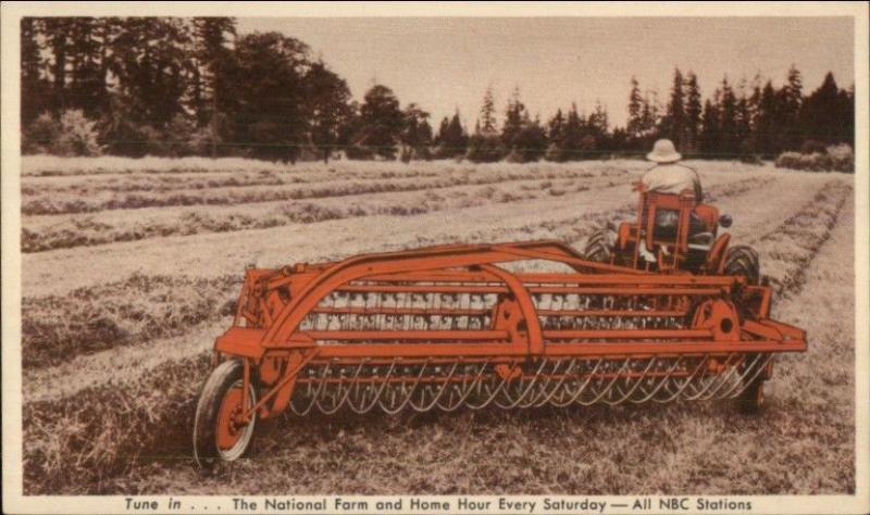 Farming Agriculture Adv - Tractor Allis Chalmers Postcard