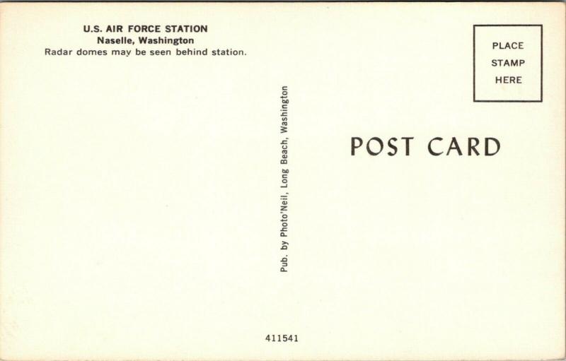 Naselle WashingtonUS Air Force StationGas PumpRadar Domes1950s
