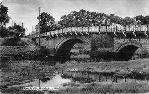 uk14048 river bridge rhuddlan wales  real photo  uk