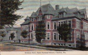 Postcard Science Hall State Normal School Clarion PA