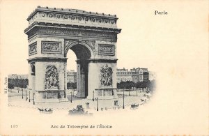 US3258 France Paris Arc de Triomphe de l'Etolle Triumphal Arch