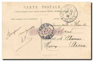 Old Postcard Paris Buttes Chaumont