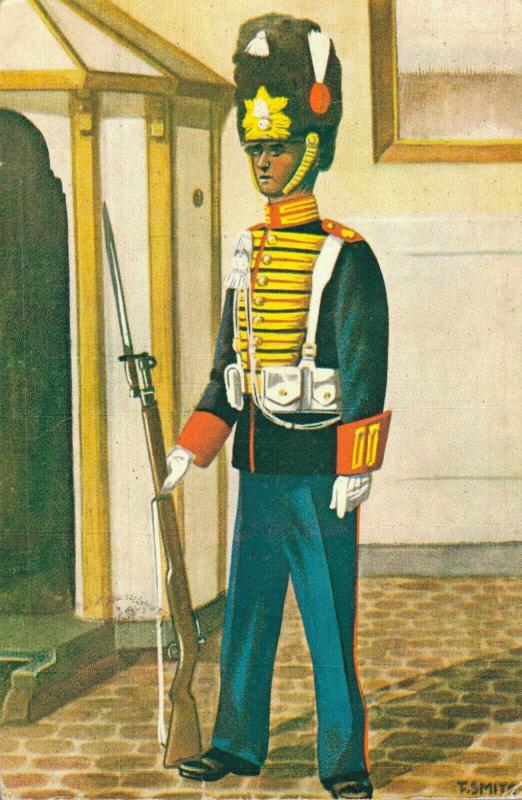 Military postcard Garderegiment Grenadiers Ceremoniële tenue Grenadier 02.14