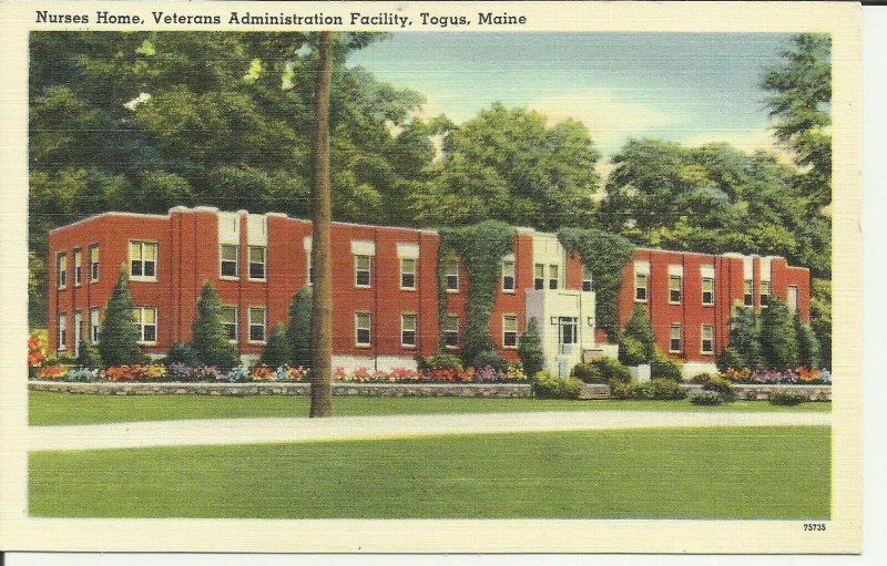 Togus, Maine, Nurses Home, Veterans Administration Facility
