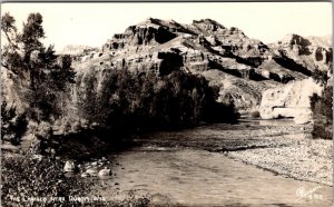 RPPC, The Castles Near Dubois WY Vintage Postcard V54