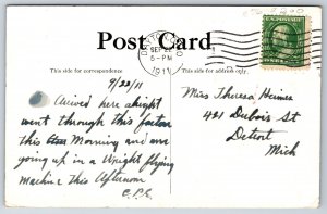 Dayton Ohio~General View Of NCR Factory Bldgs & Grounds~PM 1911~Vintage Postcard