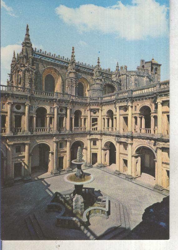 Postal 013795: Claustro del Convento de Cristo en Tomar, Portugal