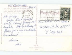 Pre-1980 PANORAMIC VIEW Santa Barbara California CA hp4185