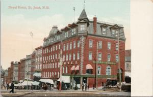 Royal Hotel St. John New Brunswick NB Unused Postcard D72