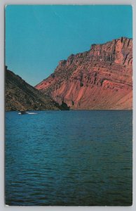 Utah~River In Flaming Gorge Canyon & Flaming Gorge Reservoir~Vintage Postcard 