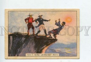 427724 Karl May On Pacific Ocean WILD WEST Chinese Advertising Kiddy chewing gum