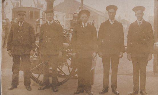 Nottingham Military Police Uniform Army Parade Cannon Postcard