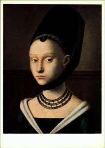 Portrait of a Young Girl Petrus Christus Postcard