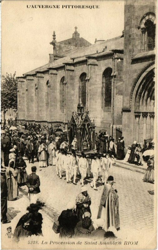 CPA RIOM - Procession de St-Amable (72682)