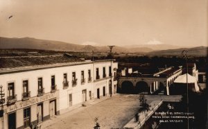 El Popo Y El Ixtaccihualt Cuernavaca Morelos Mexico, RPPC, Vintage Postcard
