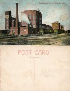 COFFEYVILLE KS REA-PATTERSON MILLS ANTIQUE POSTCARD 