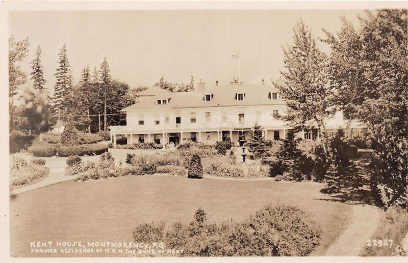 CANADA Quebec Postcard Real Photo RPPC MONTMORENCY c1930s KENT HOUSE 165