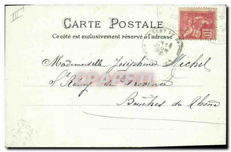 Postcard Old Perrache station