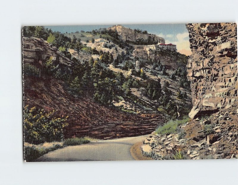 Postcard Vista of Williams Canyon Manitou Springs Colorado USA