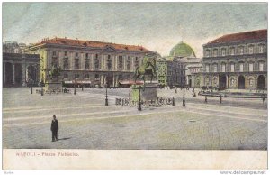 Piazza Plebiscito, Napoli (Campania), Italy, 1900-1910s