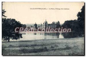 Old Postcard The shelf I'Etang The Park And The Castle