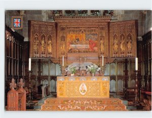 Postcard Altar and Reredos, St. Margaret's Church, Westminster, England