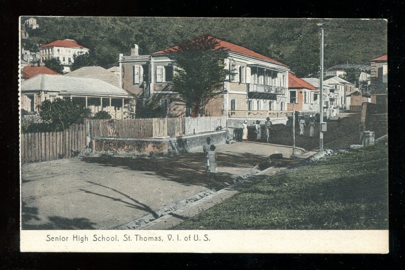 h2655 - USVI Virgin Islands St Thomas Senior High School 1920s