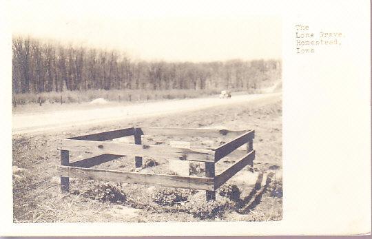 Iowa - The Lone Grave, Homestead