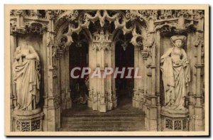 Old Postcard Bourg Brou Church Mausoleum of Philibert le Beau