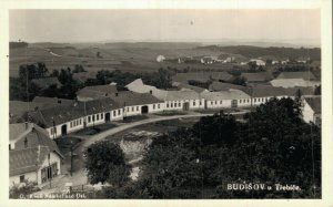 Czech Republic Budisov u Trebice Budišov u Třebíče Vintage RPPC 08.11