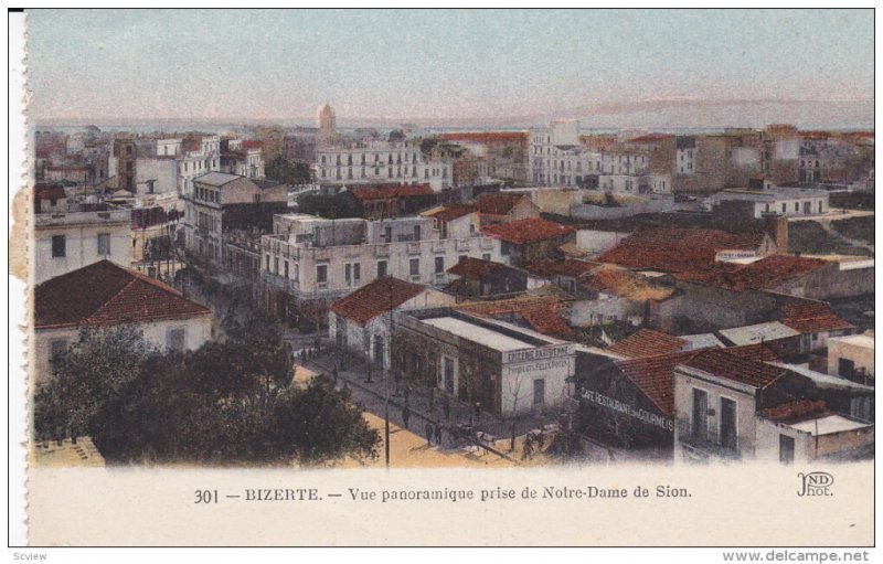 BIZERTE, Tunisia, 1900-1910´s; Vue Panoramique Prise De Notre-Dame De Sion