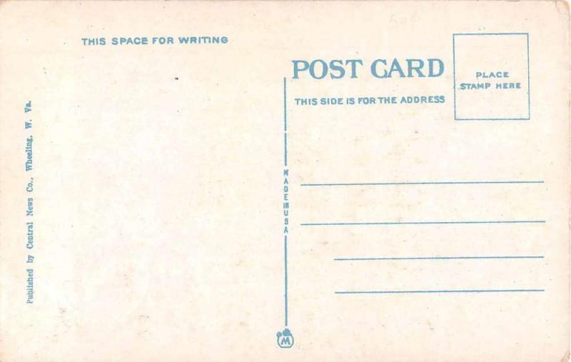 Wheeling  West Virginia Windsor Hotel Antique Postcard J51460