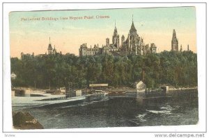 Scenic view, Paliament Buildings from Nepean Point, Ottawa, Ontario, Canada, ...