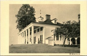 Mount Vernon Mansion E Front Virginia VA Postcard VTG UNP Vintage Unused 