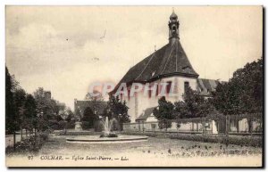 Old Postcard Colmar Eglise Saint Pierre