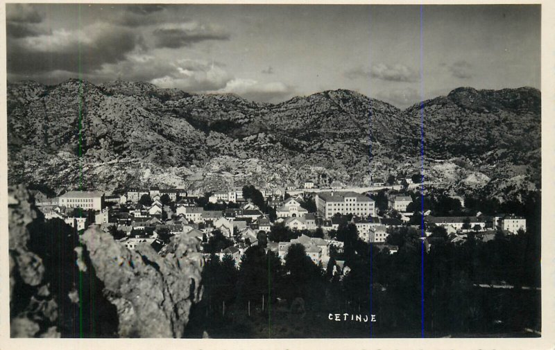 Montenegro Cetinje real photo