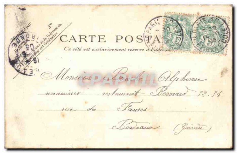 Old Postcard Paris Hotel des Postes