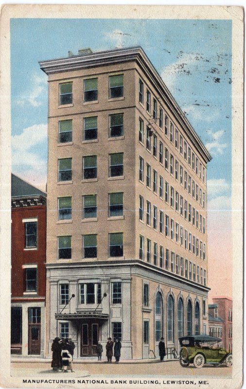 Lewiston, Me, Manufacturers National Bank Building