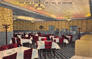 Linen Postcard Dining Room Monticello Bar & Grill in Monticello New York~128288