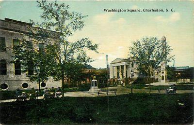 SC-CHARLESTON-WASHINGTON SQUARE-MONUMENT-R68133