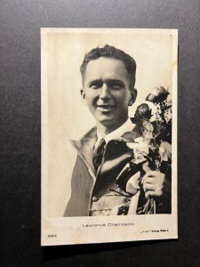 Mint Germany RPPC Portrait Postcard Lawrence Chamberlin Aviator