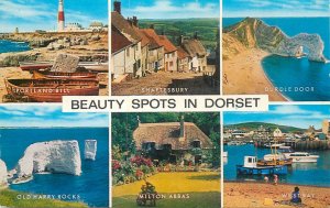 UK England Dorset beauty spots Milton Abbas lighthouse Westbay Old Harry Rocks