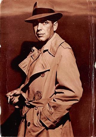 Humphrey Bogart Movie Poster Postcard