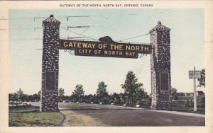 Canada Ontario North Bay Gateway Of The North 1948