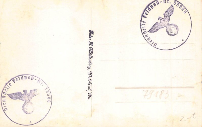 Germany Waldkirch i Br general view RPPC  vintage postcard