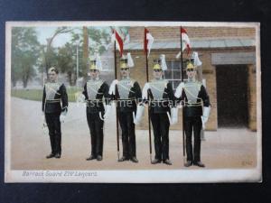 Military BARRACK GUARD 21st LANCERS inc BUGLER c1906 A&G Taylor 0142