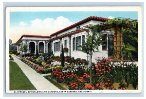 C1915 El Mirasol Bungalows Santa Barbara California Postcard P148