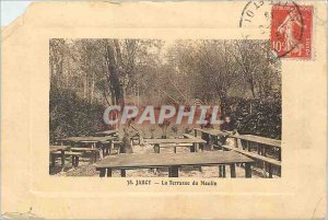 Old Postcard Jarcy La Terrasse du Moulin